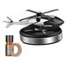 Air Freshener Car Fragrance Diffuser Ornament Helicopter-shaped Solar Powered Car Aromatherapy Decoration Interior Accessories Diffuser for Car and Home Red