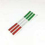 DXYMOO 2lots National Flag Italy Motorcycle Helmet Car Sticker Decal Auto Exterior Accessories 120x8mm