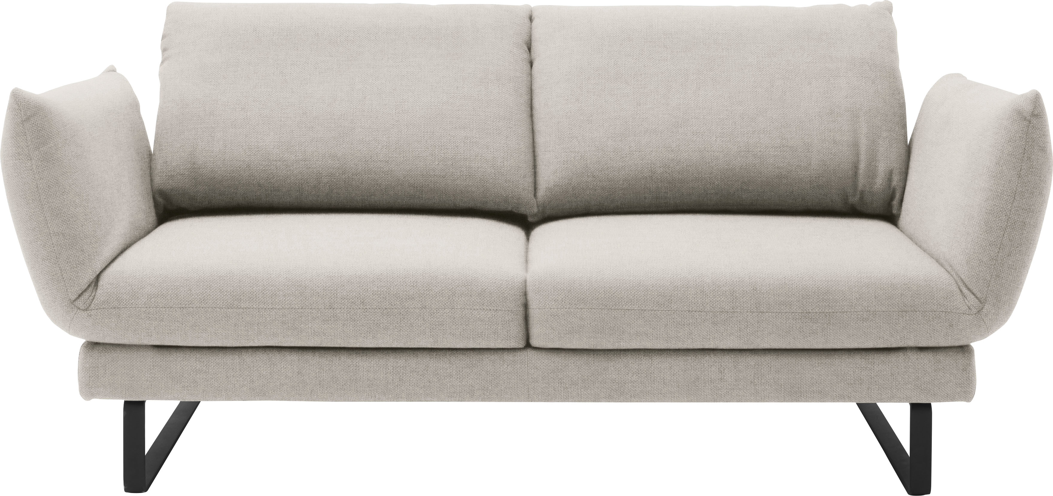 2-Sitzer "Spin, Multifunktionssofa, bequem und hochwertig verarbeitet", grau (taupe), B:228cm H:85cm T:215cm, 100% Polyester, SCHÖNER WOHNEN-KOLLEKTION, Sofas, Drehsitz-Funktion, USB-Anschluss, Armlehnfunktion, Rückenverstellung