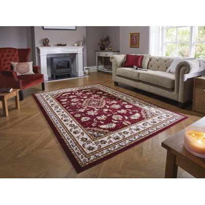 Teppich FLAIR RUGS "Sherborne", rot, B:150cm H:8mm L:80cm, Polypropylen, Teppiche, Orientteppich Image