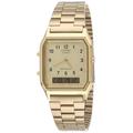 Casio Men's AQ-230GA-9D Gold Analog & Digital with Index Watch, Gold, Analog Watch,Quartz Watch,Digital,Quartz Movement