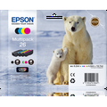 Epson 26 Polar Bear Black CMY Colour Standard Capacity Ink Cartridge 6ml 3 x 4.5ml Multipack - C13T26164010