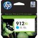 HP 912XL Cyan High Yield Ink Cartridge 10ml for HP OfficeJet Pro 8010/8020 series - 3YL81AE