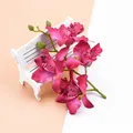 4 köpfe/bündel Thai Orchidee Hochzeit Dekorative Blumen Kränze Scrapbooking Home Dekoration Zubehör