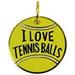 Collar Charm - I Love Tennis