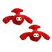 Mighty Microfiber Ball Lobster 2-Pack Dog Toys