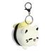 Aurora - Mini White Tasty Peach - 3.5 Tamago Sushi Meowchi Keychain - Enchanting Stuffed Animal