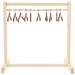 Doll Dollhouse Rack Clothes Hanger Mini Miniature Dress Furniture Coat Garment Decoration Wooden Diy Accessories House