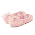 eczipvz Toddler Shoes Children Shoes Dance Shoes Dancing Ballet Performance Indoor Pearl Flower Yoga Practice Dance Youth Shoes High Tops (Pink 1.5 Big Kids)