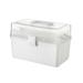 Labakihah Storage Bins Cabinet Cabinet Box 3 Level Transparent First Aid Box