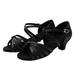 Fzm Dance Shoes For Women Women s Fashionable Soft Sole Comfortable Non Slip Latin Dance Shoes Black US Size 9