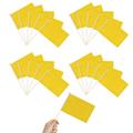 20Pcs Stick Flag Pennants Stick Flag Hand Held Small Flags Mini Triangle Flag Party Decor for Carnivals Indoor and Outdoor Events - 14 x 21cm