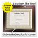 1PC NuDell Leatherette Document Frame 8.5 x 11 Burgundy Pack of Two