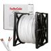 Cable RG59 500 ft Siamese Combo Five Star Coaxial Cable 20 AWG RG59 + 18/2 18AWG Power CCTV Cable White