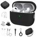 YIPINJIA AirPods Pro 2 Case 10 in 1 AirPods Pro 2nd Generation 2022 Accessory Set Kit Soft Silicone Shockproof Protective Cover with Lanyard and Different Accessories for New Apple Airpods