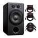 Adam Audio Sub7 7-Inch Powered Studio Subwoofer with Microphone Cable Bundle