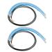 2Pcs 30CM Dual Color LED Headlight Strip Tube Waterproof Daytime Running Light