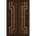 Momeni Simba Hand Tufted Wool Geometric Area Rug Brown 5 X 8