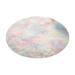 Round Rug Ultra-Soft Plush Modern Circle Area Rug for Kid s Bedroom Fluffy Shag Circular Rug for Nursery Room Non-Slip Home Decor Colorful Carpet for Teen s Room