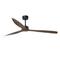 Faro JUST FAN XL Mattschwarzer/Holzventilator 178 cm