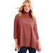 Plus Size Women's One+Only Mock-Neck Tunic by June+Vie in Shadow Rose (Size 26/28)