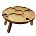 Folding Portable Picnic Table Outdoor Fold Up Camping Camp Table Small Wood Wine Picnic Table Small