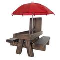 Squirrel Feeders Squrrill Picnic Table Squirrel Chipmunk Feeder Squirrel Feeder Box With Umbrella 2