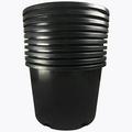10-Pack 10 Gallon Premium Black Plastic Nursery Plant Container Garden Planter Pots (10 Gallon)