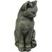 Siamese Concrete Cat Statue Kitty Cement Sculpture Cat Figure For Indoor And Outdoor Garden Decor