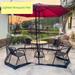 DYTTDG Compact Travel Umbrella Black Patio Umbrella Mosquito Netting With Double Zipper Door Polyester Mesh Net Screen Universal For Almost Outdoor Market Table Umbrellas & Cantilever Offse