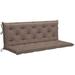 bench cushion swing replacement seat cushion water outdoor bench cushion seat pad for patio porch garden taupe fabric