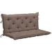 bench cushion swing replacement seat cushion water outdoor bench cushion seat pad for patio porch garden taupe fabric