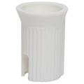 Vickerman White C7 Snap-On Socket SPT-2 18 Wire Gauge package of 25. Made of plastic. Compatible with 18 wire gauge SPT-2 blank wire.