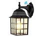 Dusk to Dawn Outdoor Wall Light Fixtures Wall Mount exgreem Wall Sconce Sensor Porch Lights Outside Lights for Garage Doorway (No Bulb)