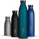 720°DGREE Vaccum Insulated Water Bottle “milkyBottle“ - 1litre - Leakproof, BPA-Free, Thermo Stainless Steel Flask - Sports, Gym, Fitness, School, Kids, Travel, Outdoor, Hot, Cold & Carbonated Drinks