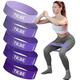 Fabric Resistance Bands for Working Out - Booty Bands for Women and Men - Exercise Bands Resistance Bands Set - Workout Bands Resistance Bands for Legs - Fitness Bands - Gym Bands (Purple)