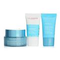 Clarins My Hydrating Essentials Set, 50ml Clarins Hydra-Essentiel Silky Cream, 15ml Refreshing Cream Scrub & 15ml Hydration Mask