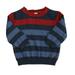 Pre-owned Janie and Jack Boys Blue | Red Stripe Sweater size: 12-18 Months