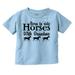 Born To Ride Horses With Grandma Toddler Boy Girl T Shirt Infant Toddler Brisco Brands 24M