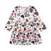 ZHAGHMIN Girls Dress Short Sleeve Clothes Heart Girls Kids Day Valentine S Leopard Dress Baby Princess Toddler Girls Dress&Skirt Girls Plus Size Dresses Toddler Girl Corduroy Jumper Dresses Girls To