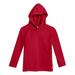 Unisex UPF 50+ Long Sleeve Hooded Rashguard | Red