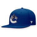 Men's Fanatics Branded Blue Vancouver Canucks Core Primary Logo Fitted Hat