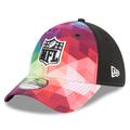 Men's New Era Pink 2023 NFL Crucial Catch 39THIRTY Flex Hat