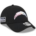 Men's New Era Black Los Angeles Chargers 2023 NFL Crucial Catch 9FORTY Adjustable Hat