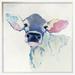 Gracie Oaks Bessie by Avery Tillmon - Wrapped Canvas Graphic Art Canvas in Blue/White | 19.6" H x 19.6" W x 1.5" D | Wayfair