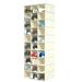 Rebrilliant Geles 30 Pair Hanging Shoe Organizer Metal/Fabric in Brown | Wayfair 092FEE884EC940F6ACE2D33714ACE96E