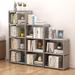 Rebrilliant Makenzey Bookcase, Steel in Gray | Wayfair B97BA263F5134BF785384712E50B14FE