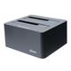 Akasa AK-DK08U3-BKCM DuoDock X3 Dual bay USB 3.1 Gen1 Clone Docking St