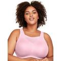 Glamorise 1066 Sport Bra - Pink, Pink, Size 46G, Women