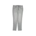 Gap Jeans - Adjustable Skinny Leg Denim: Gray Bottoms - Kids Girl's Size 12 - Light Wash